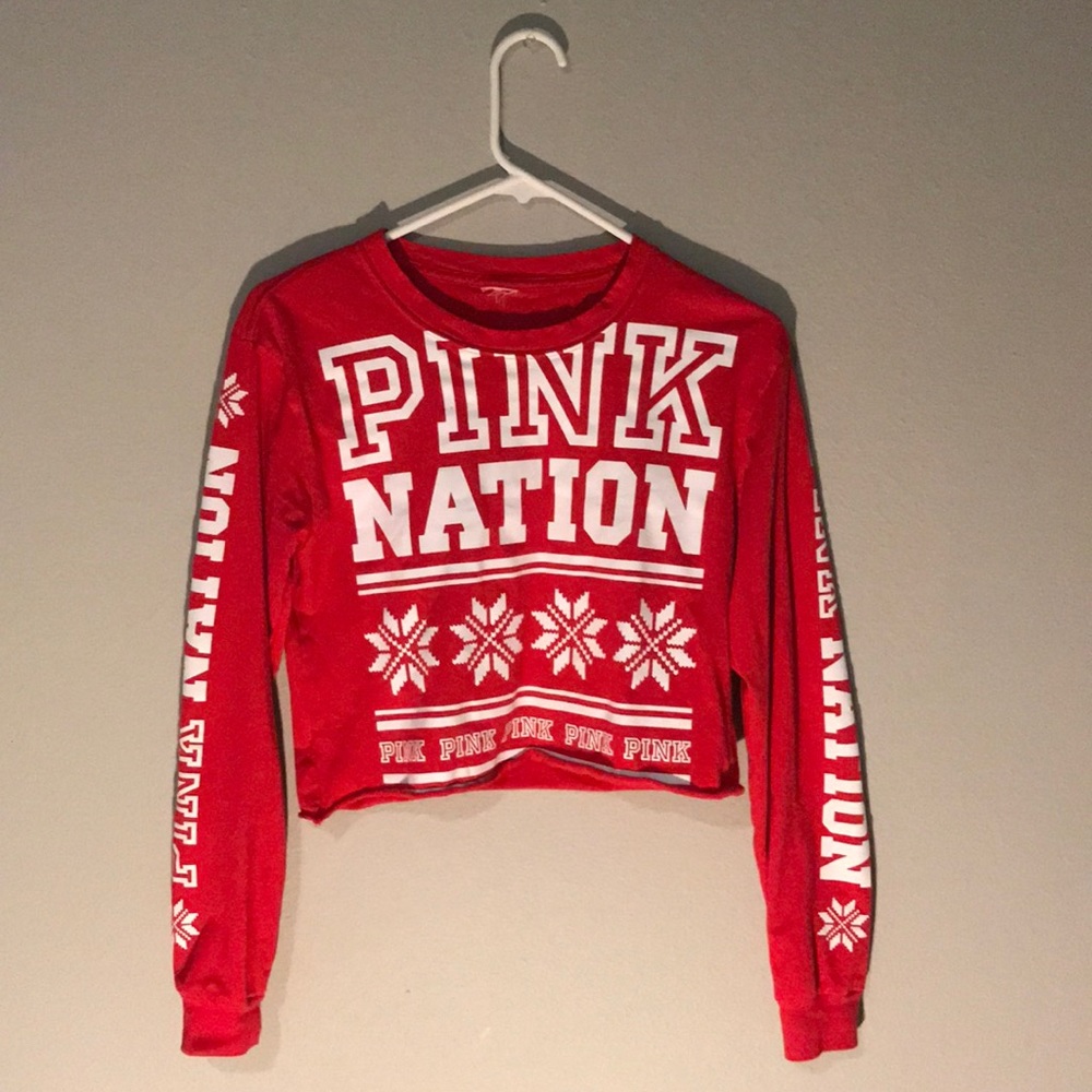 PINK cropped top